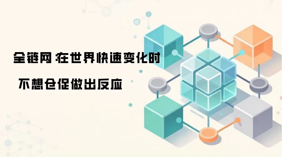全链网:在世界快速变化时 不想仓促做出反应