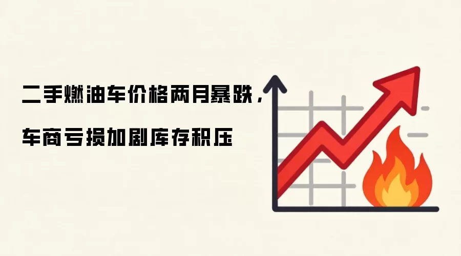 二手燃油车价格两月暴跌,车商亏损加剧库存积压