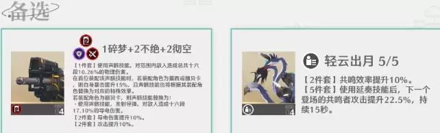 鸣潮丽贝卡声骸套装怎么选择