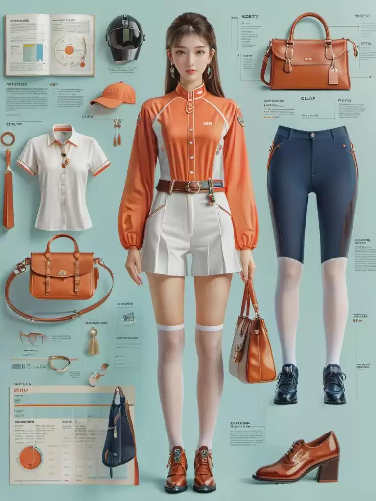 AI绘画之服装设计,Stable Diffusion【Lora模型】中的服装饰品分类背景