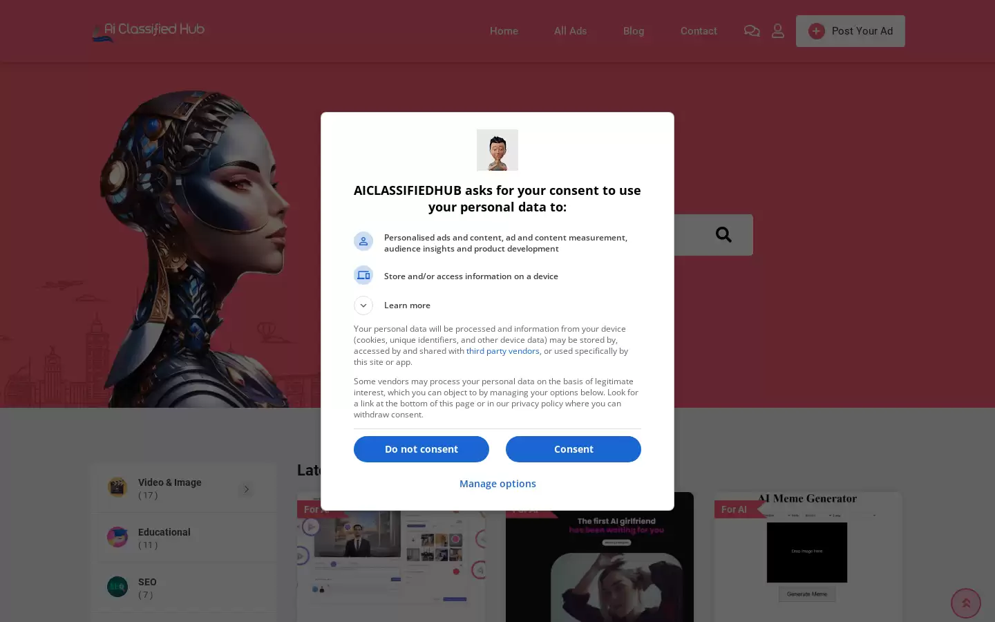 Aiclassifiedhub : AI求职广告平台