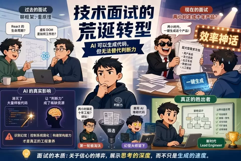 程序员面试变天:从卷八股到卷“表演”