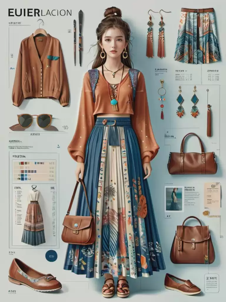 AI绘画之服装设计,Stable Diffusion【Lora模型】中的服装饰品分类背景