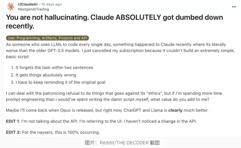 用户反馈 Claude AI 聊天机器人愈发“慵懒”,官方回应未做调整