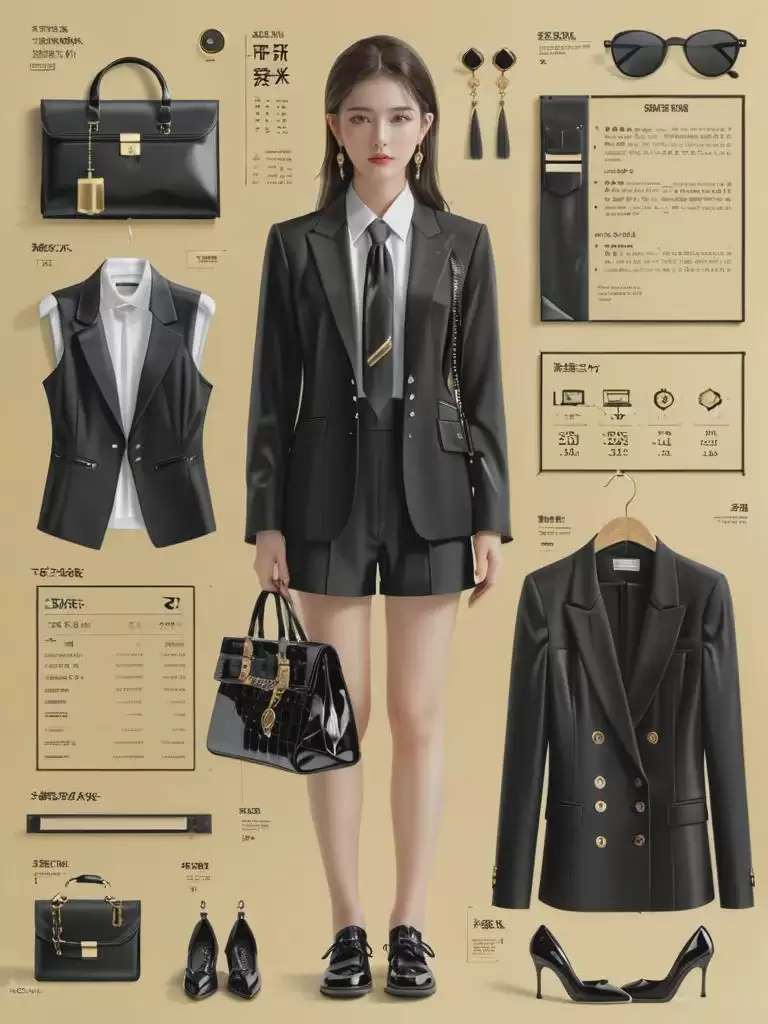 AI绘画之服装设计,Stable Diffusion【Lora模型】中的服装饰品分类背景