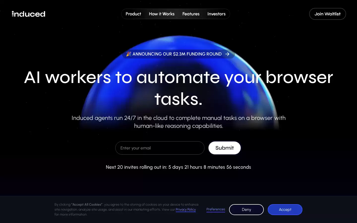 Induced AI : AI工人，自动化您的浏览器任务