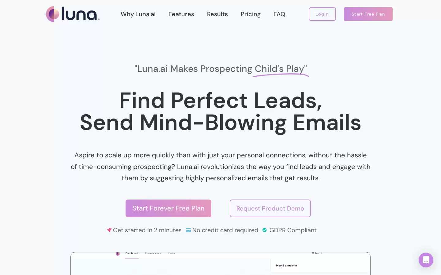 Luna.ai : Luna.ai让潜在客户挖掘变得轻松