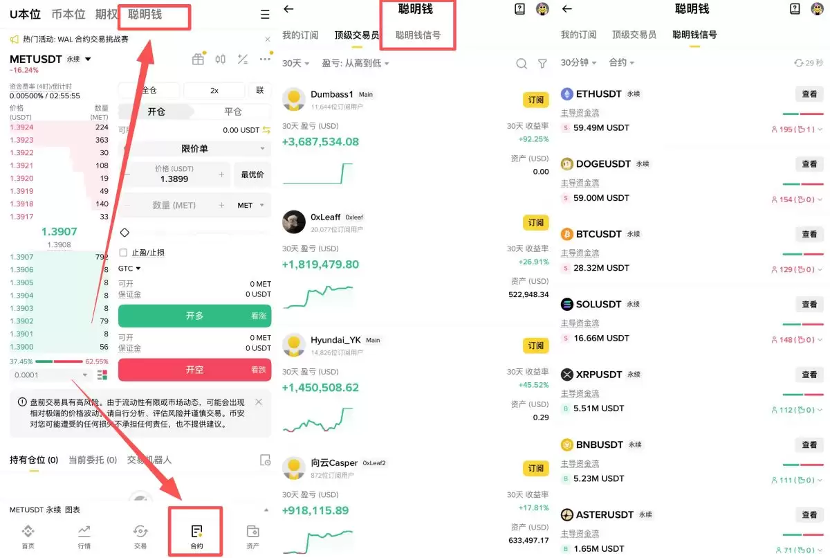 移动端聪明钱入口
