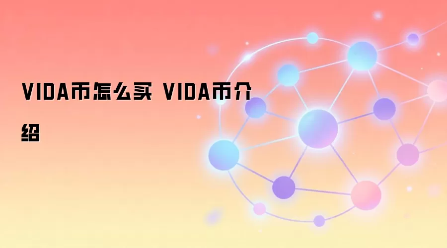VIDA币怎么买 VIDA币介绍