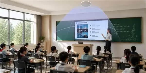 思必驰发布教育款吸顶麦MC04,以AI无感扩声推动常态化教室升级