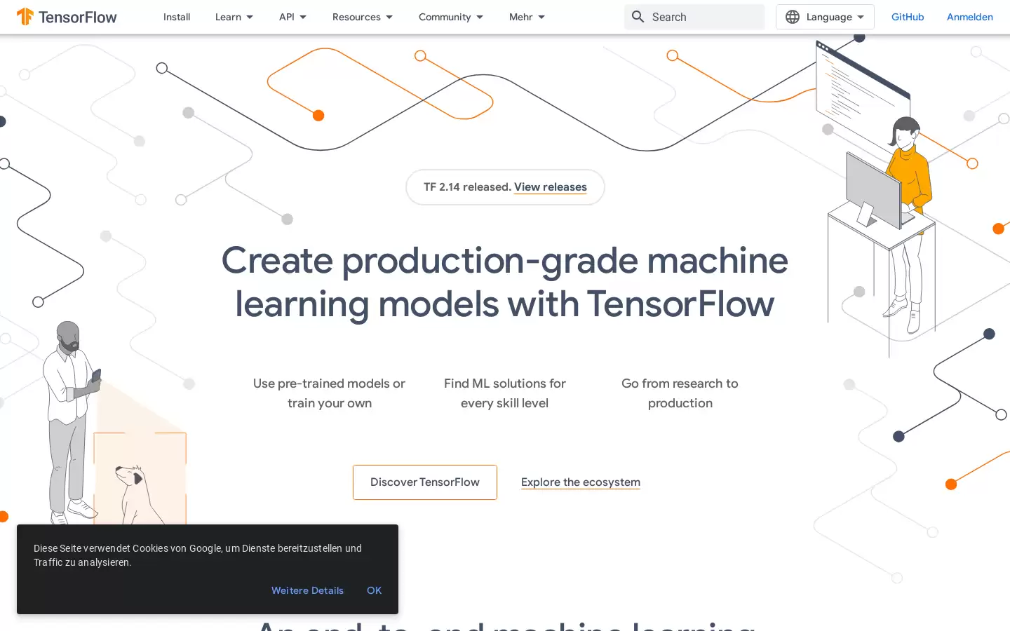 TensorFlow : 端到端开源机器学习平台