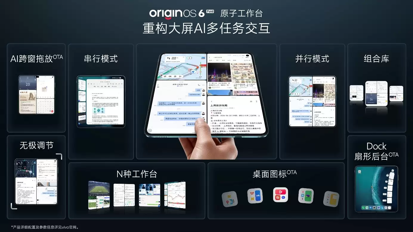打造AI轻办公神器 vivo X Fold6折叠旗舰新品正式发布