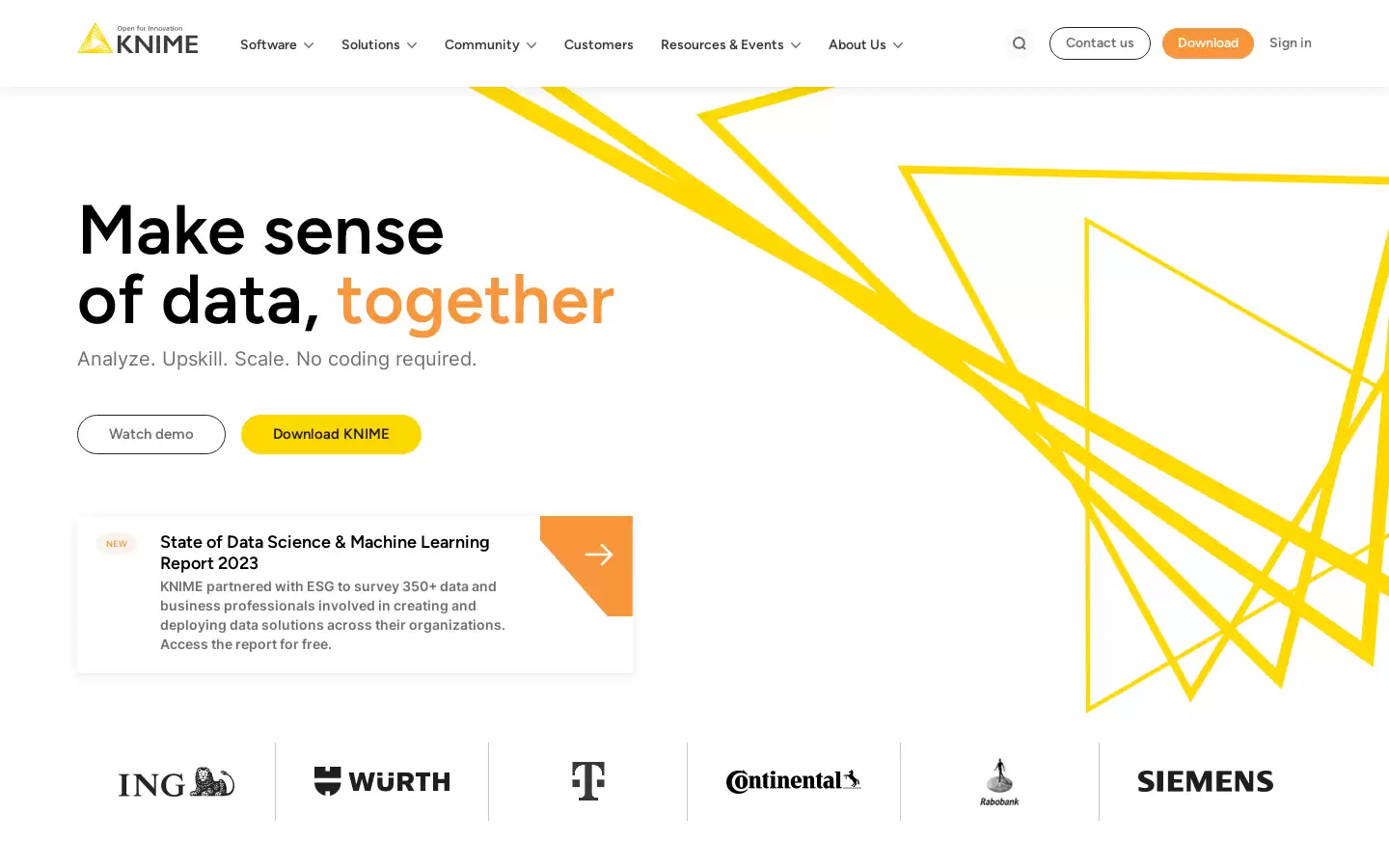 Knime : 免费开源的数据分析工具