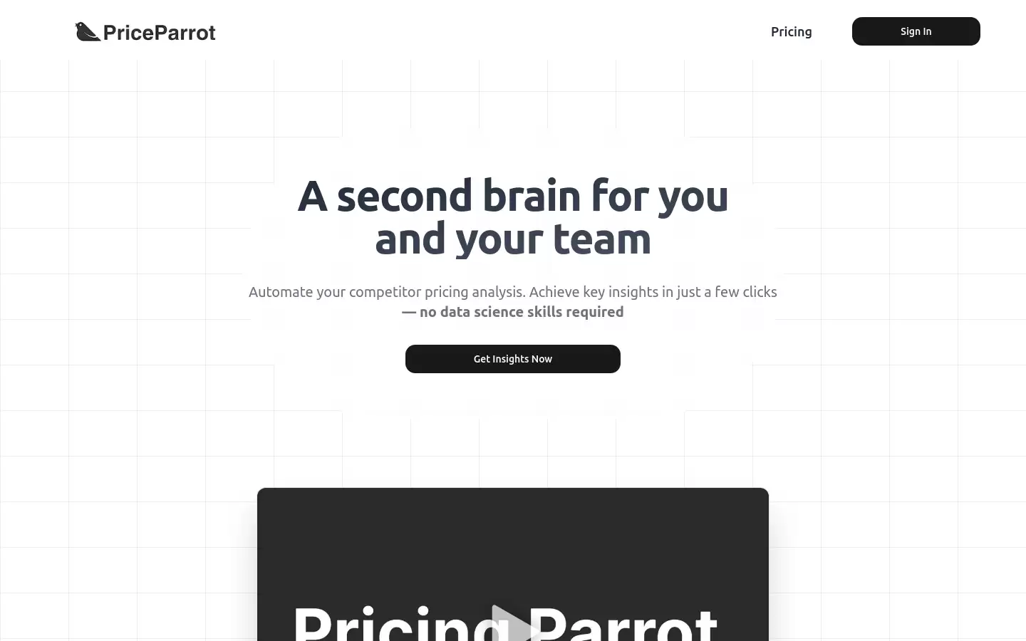 Price Parrot : 智能竞品定价分析平台