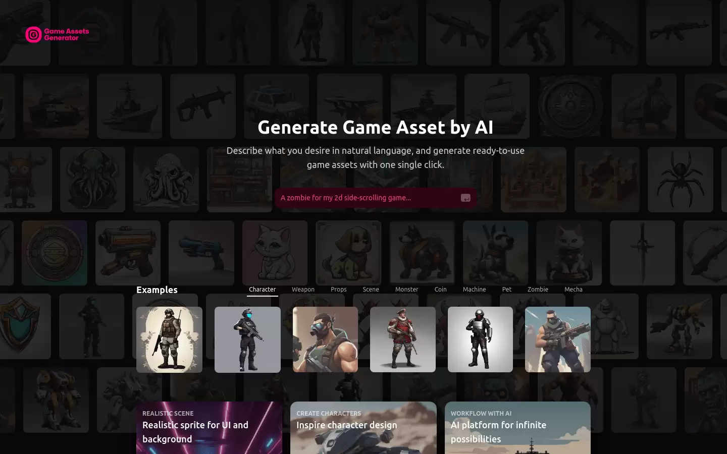 Game-Generator : AI 生成高质量游戏资源