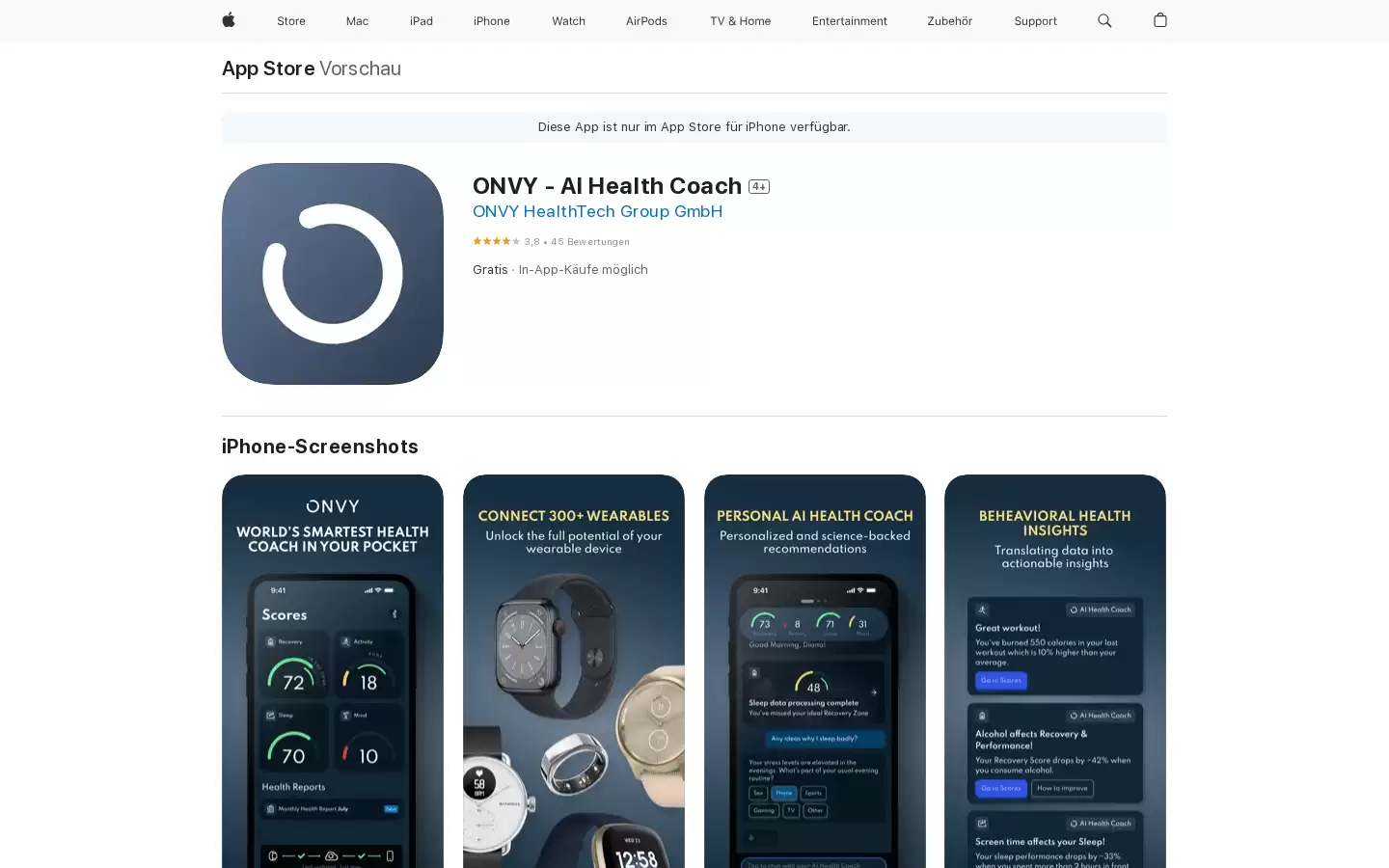 ONVY : 世界上最智能的健康教练,随身携带。连接300多个健身追踪器,改变您的可穿戴设备体验!