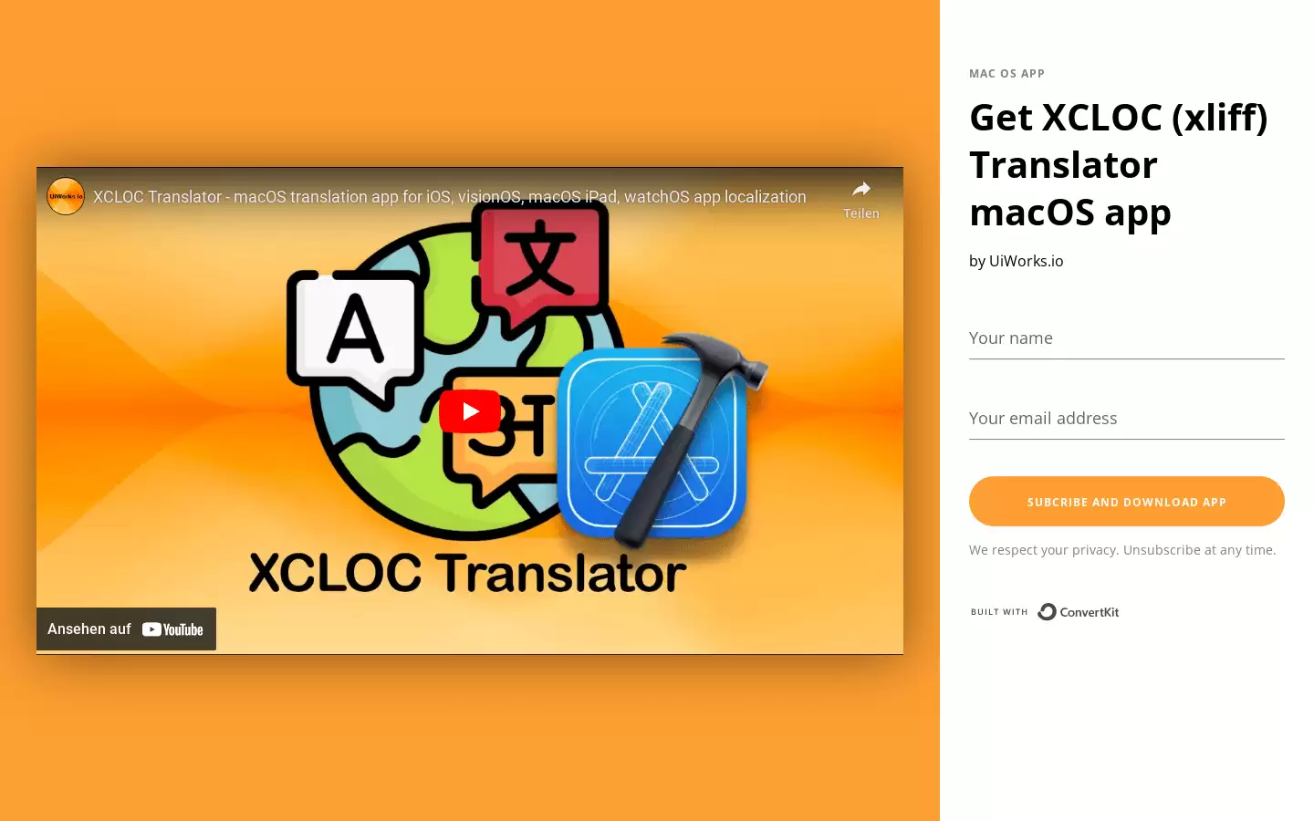 XCLOC : 一个简单易用的翻译软件