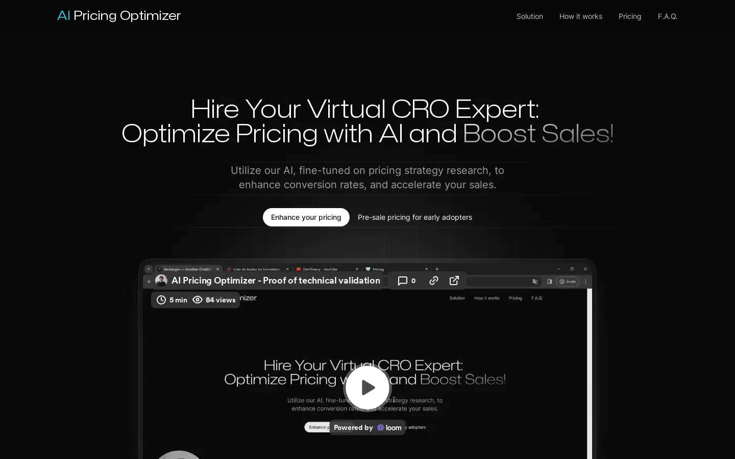 AI Pricing Optimizer : 利用AI优化定价，提升销量！