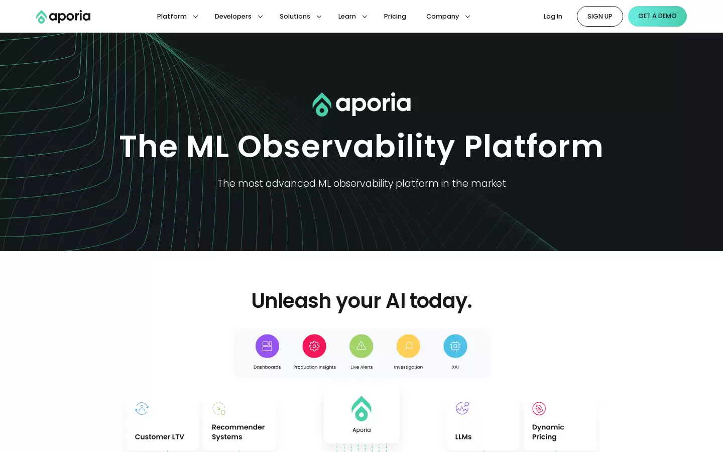 Aporia : ML模型的可观测性平台