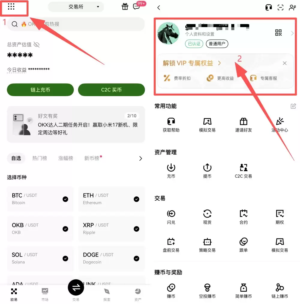 OKX VIP 资格查询