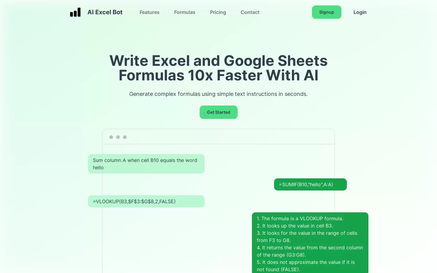 AI Excel Bot : AI Excel Bot-公式编写速度快10倍