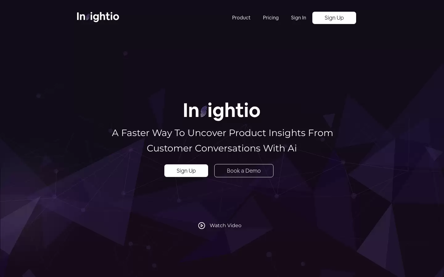 Insightio AI : 从用户对话中快速挖掘产品洞察