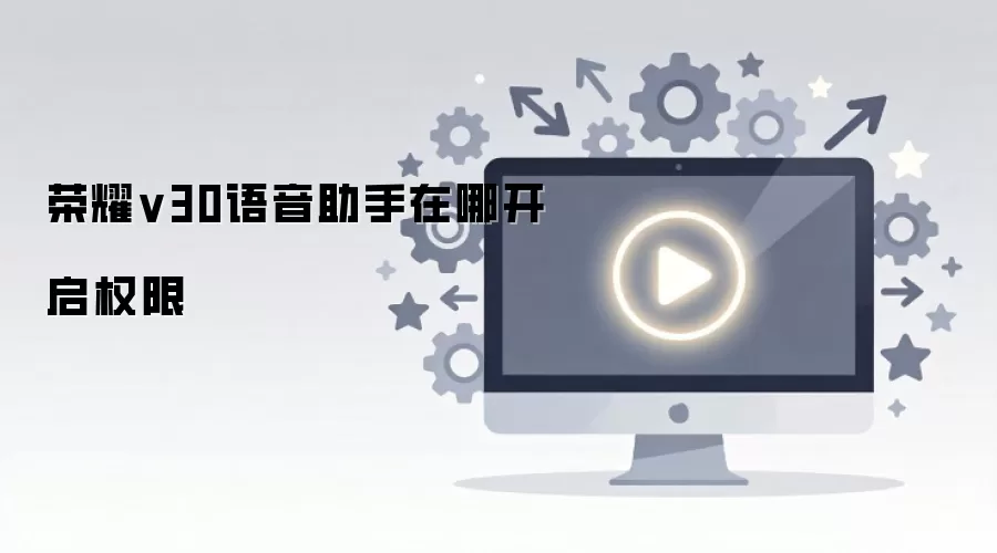 荣耀v30语音助手在哪开启权限