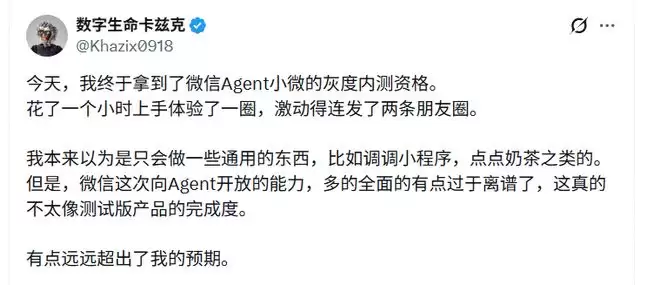 微信小微体验：AI 把事情做到最后一步，然后停下了