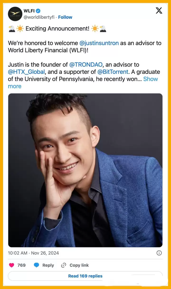 孙宇晨和川普同时站台的DeFi项目,普通投资者该如何看待?