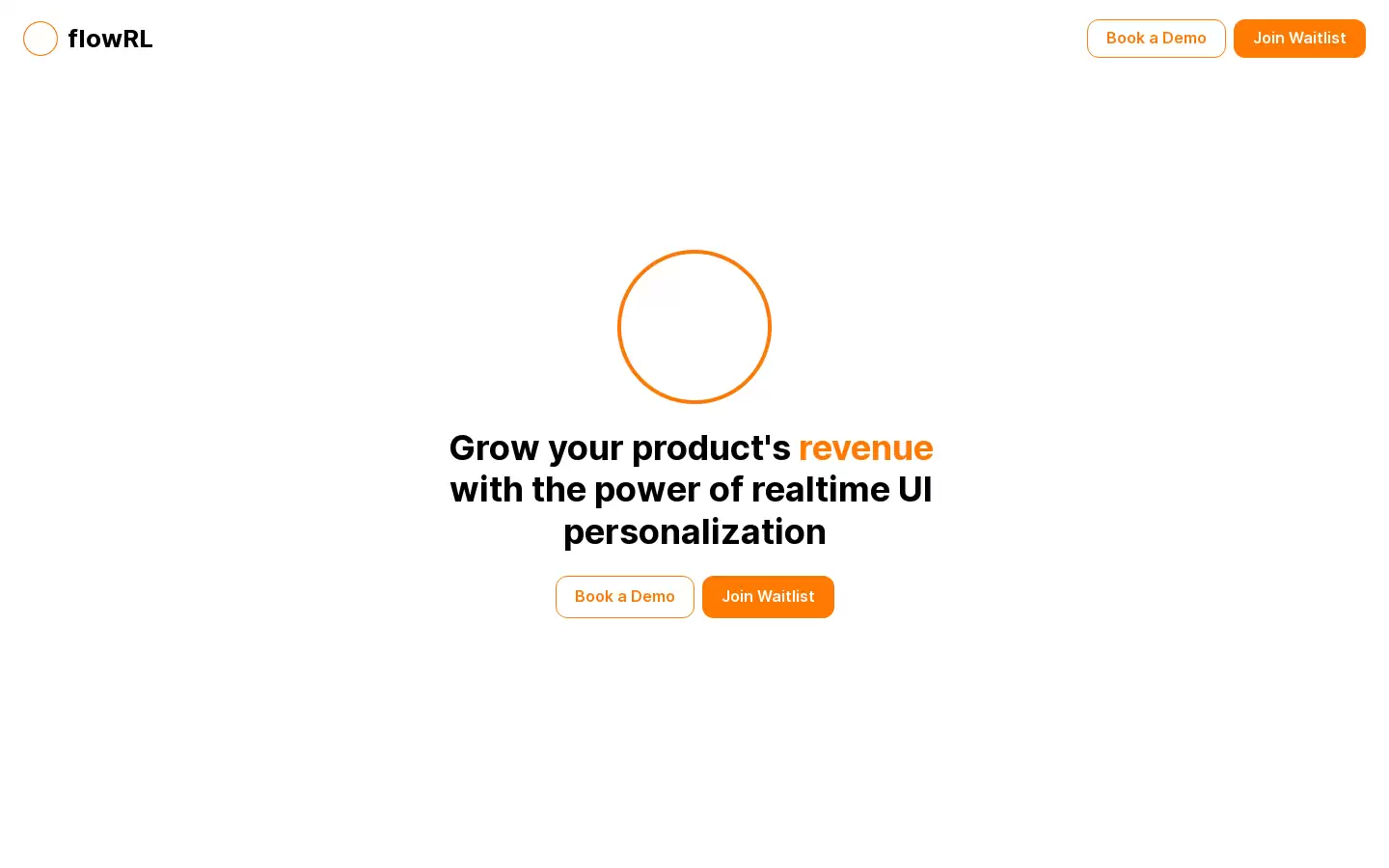 flowRL : UI个性化，用AI提升产品收入
