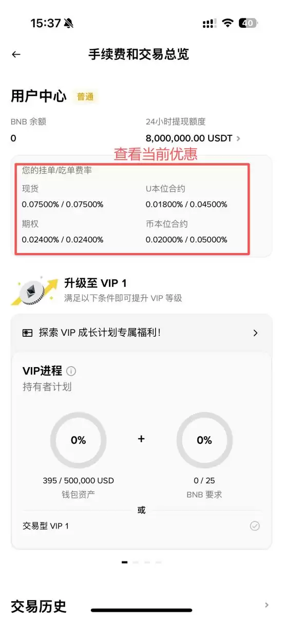 VIP特权页面展示