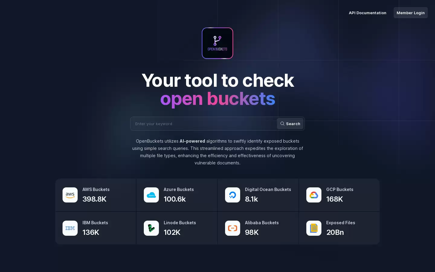 OpenBuckets : 查找云存储中的开放存储桶