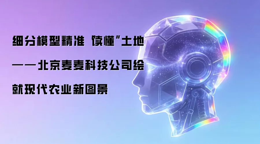 细分模型精准“读懂”土地——北京麦麦科技公司绘就现代农业新图景