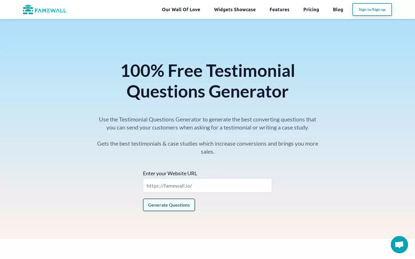 Famewall : Famewall帮助企业收集客户见证,在网站、邮件等渠道展示,以吸引更多客户