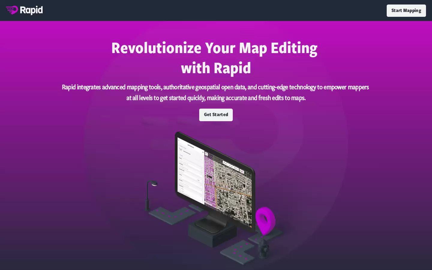 Rapid Editor : 从卫星图像到预测功能，快速编辑地图