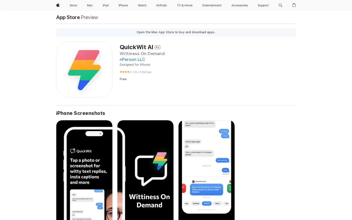 QuickWit AI : AI社交媒体文本生成器