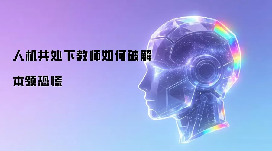 人机共处下教师如何破解本领恐慌