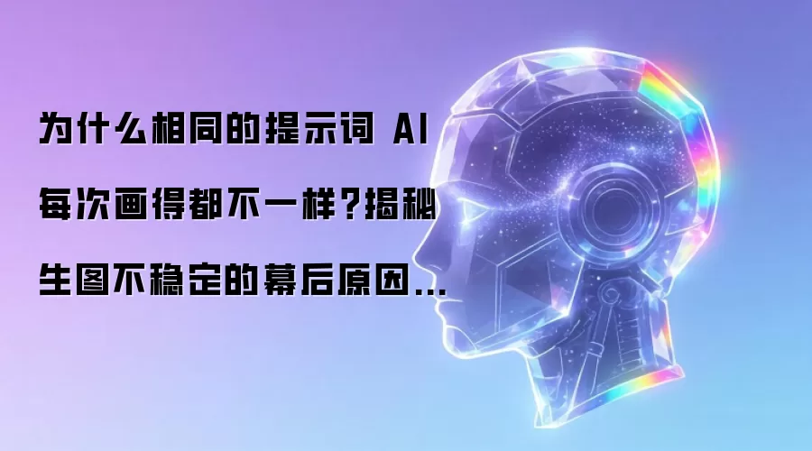 为什么相同的提示词 AI 每次画得都不一样?揭秘生图不稳定的幕后原因与控制技巧