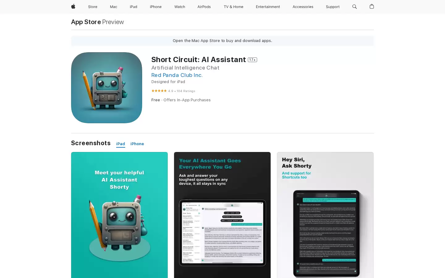 Short Circuit : ChatGPT在iPhone、iPad和Mac上的首选应用