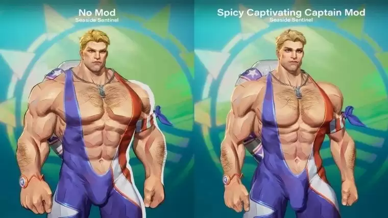 格调回来了！ mod作者出手恢复《漫威争锋》美国队长胯下模型