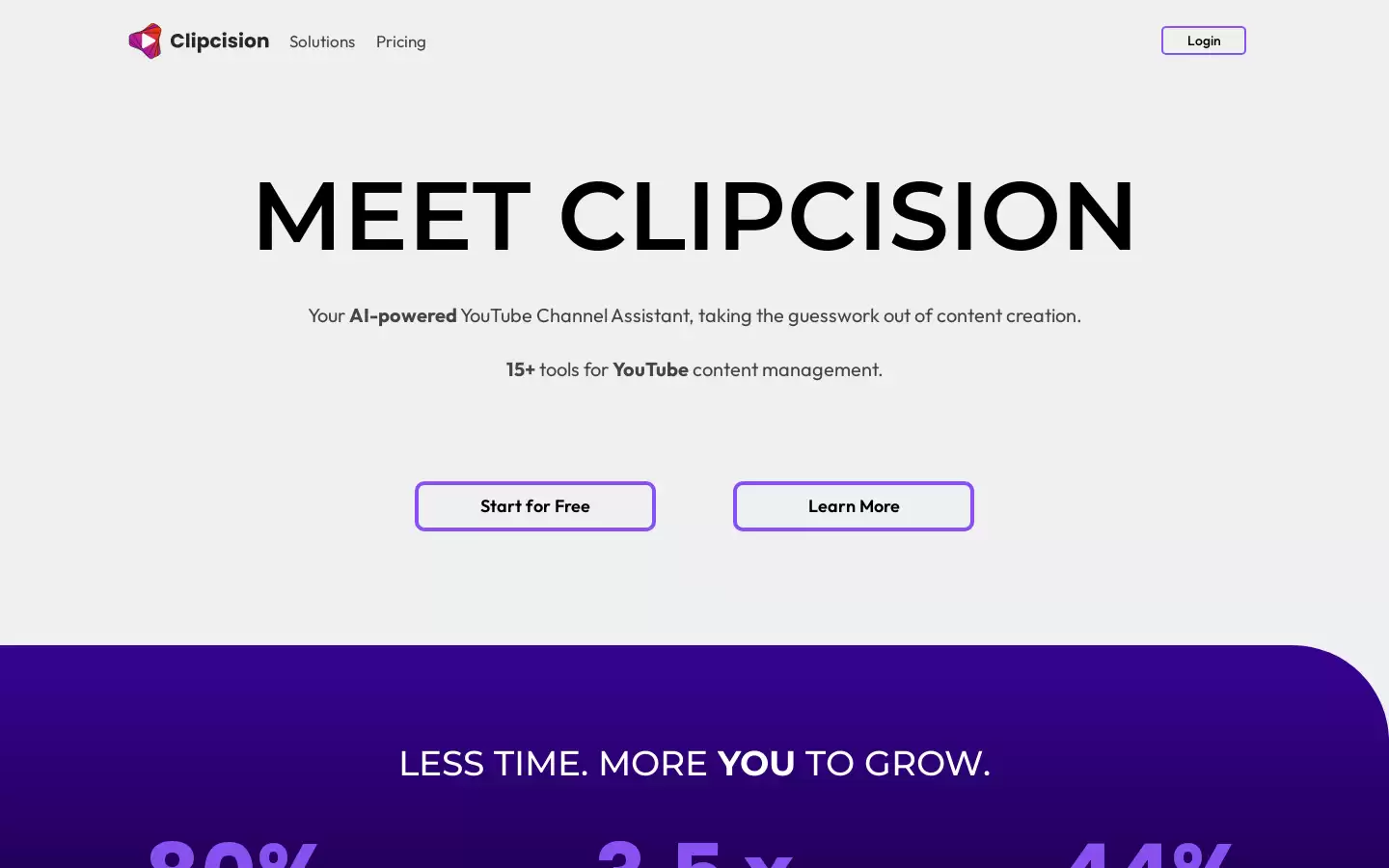 Clipcision : AI驱动的YouTube内容管理和工作流