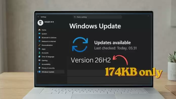 24H2/25H2 升级仅需数分钟! 微软官宣今秋上线Win11 26H2更新