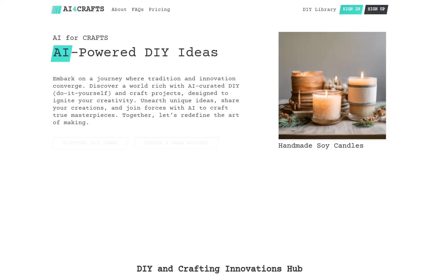 ai4crafts : 人工智能驱动的DIY创意