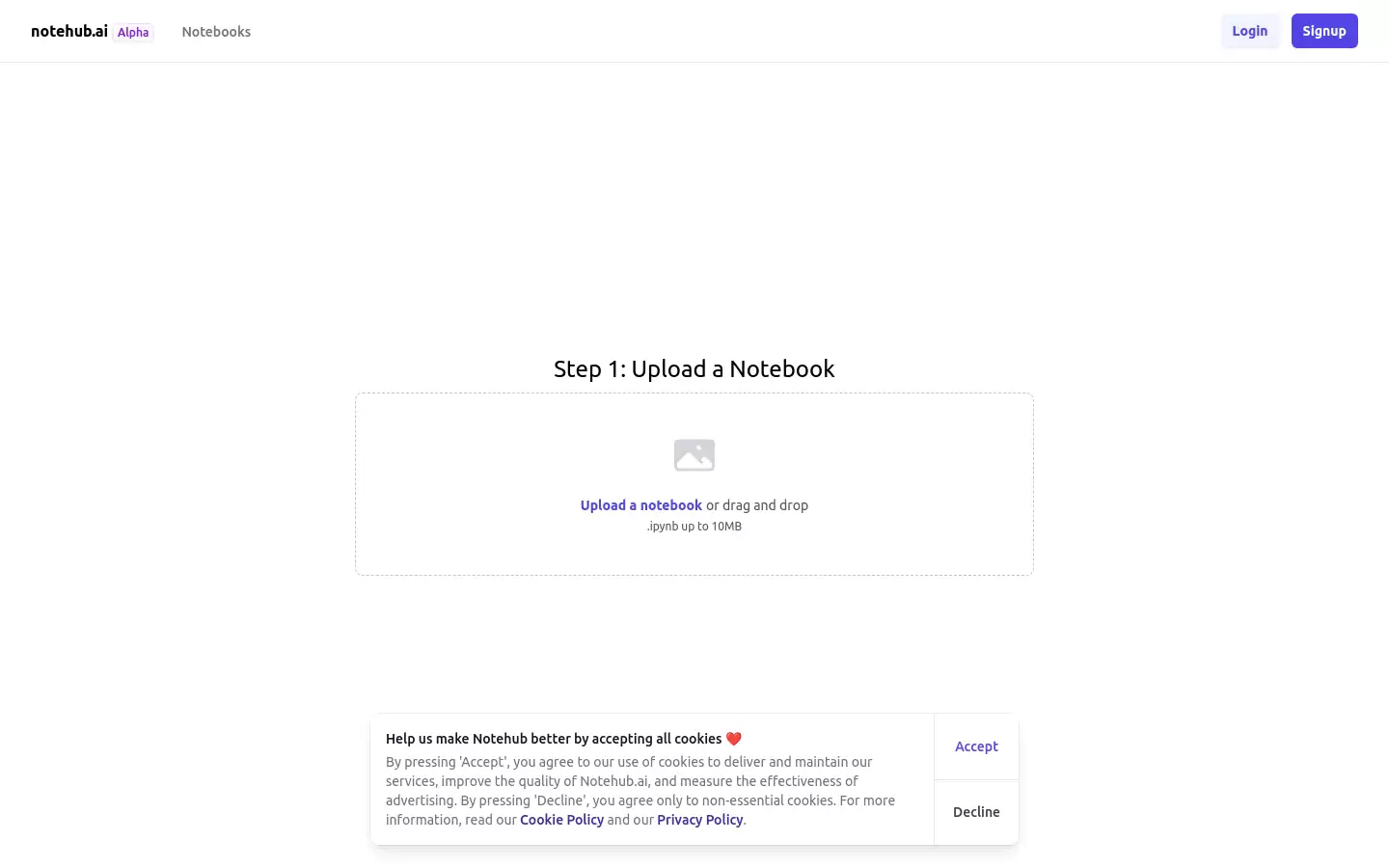 Notehub.ai : Easiest way to share Jupyter notebooks