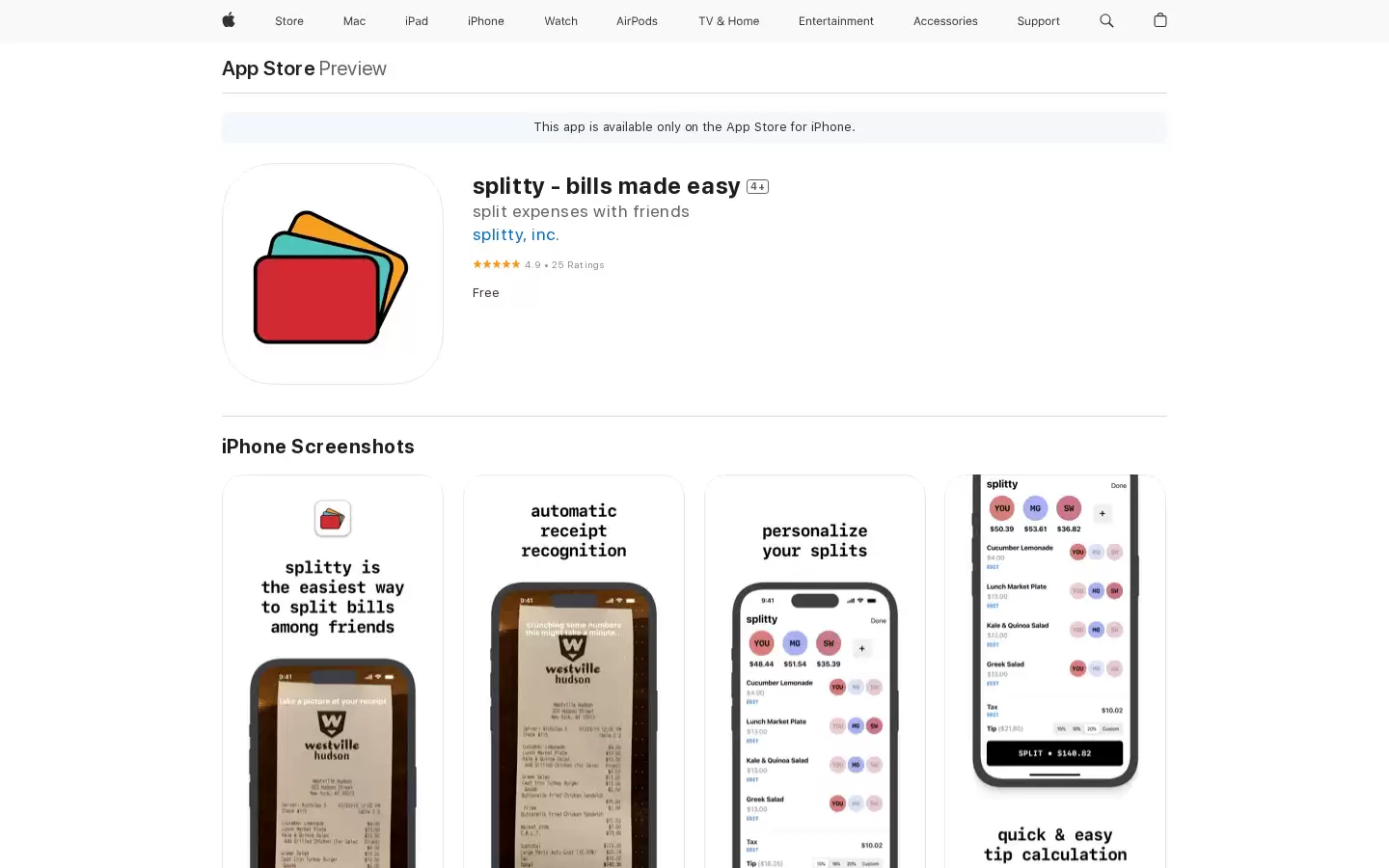 splitty - bills made easy : 最简单高效的账单分摊工具
