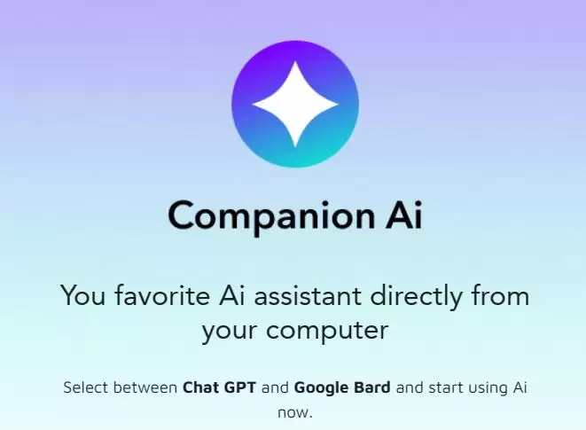 Companion Ai : 你的电脑上的智能助手