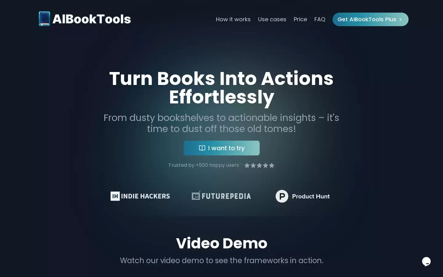 AIBookTools : Turn your bookshelf wisdom into actionable insights