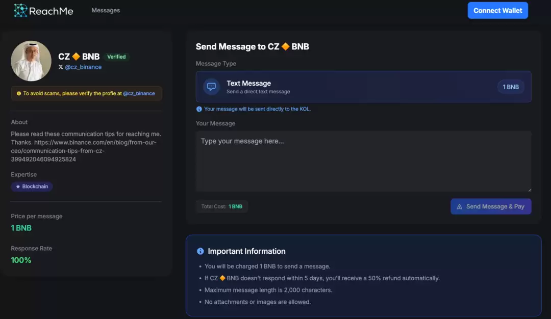 ReachMe 漏洞复盘:付 0.01 BNB 绕过 1 BNB 私信门槛