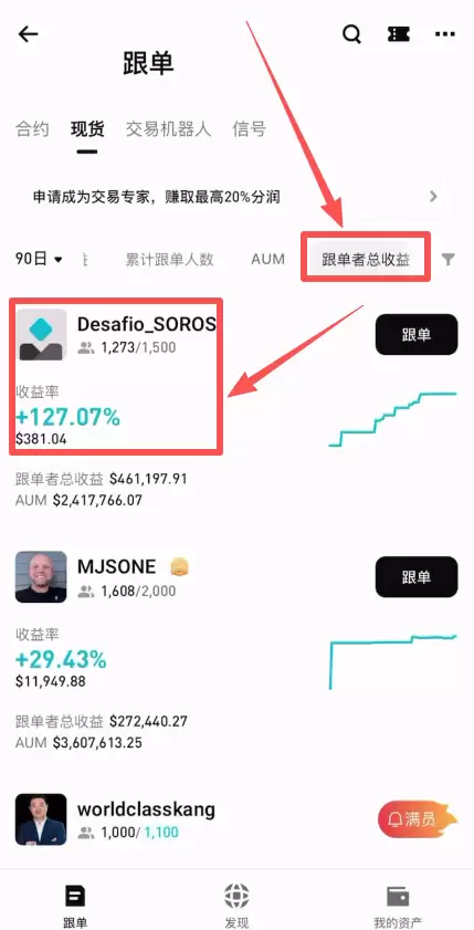 查看交易员详细数据