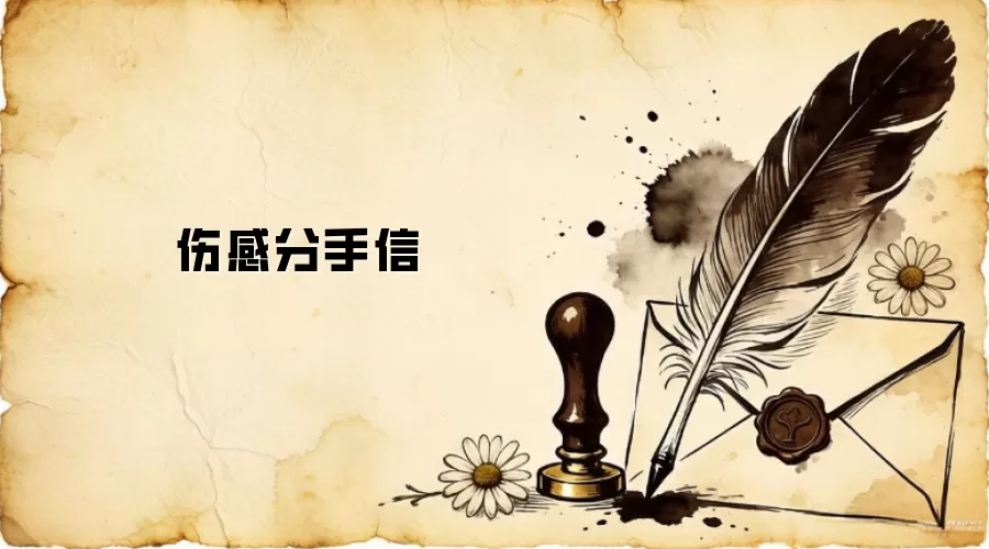 伤感分手信
